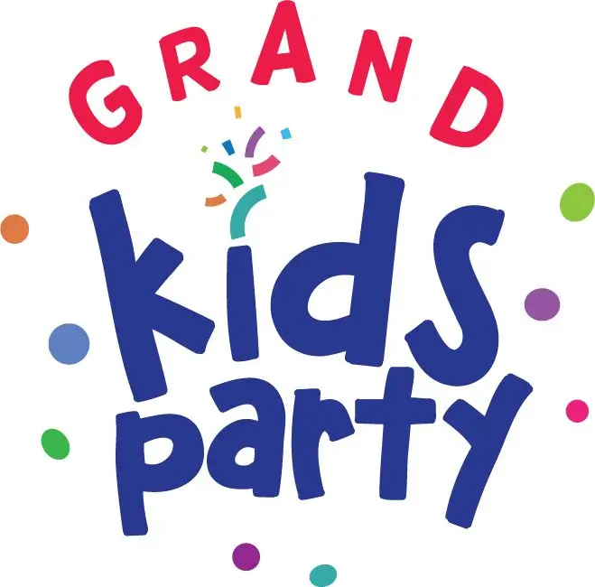 Grand kids party logo